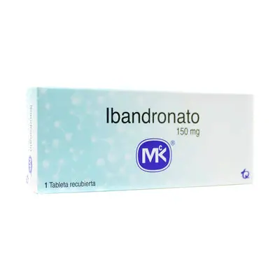 Ibandronato Mk tableta 150 mg caja x 1 unidad