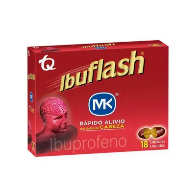 Ibuflash MK cápsula líquida 400 mg caja x 18 unidades
