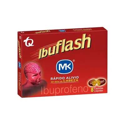 Ibuflash MK cápsulas 400 mg caja x 8 unidades
