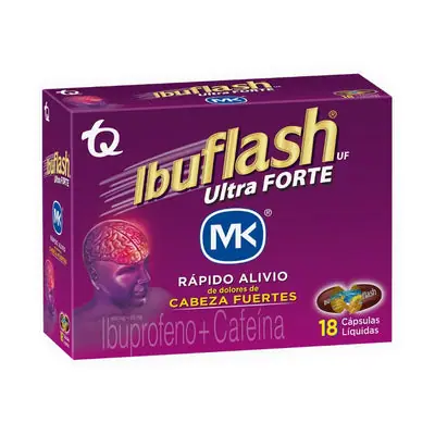 Ibuflash Ultra Forte cápsulas caja x 18 unidades