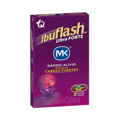 Ibuflash Ultra Forte cápsulas caja x 8 unidades