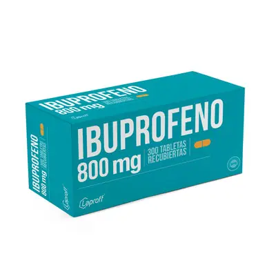Ibuprofeno 800 mg Tabletas Caja x 300 Laproff