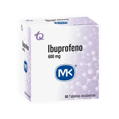 Ibuprofeno 600 mg Tabletas Mk Caja x 50