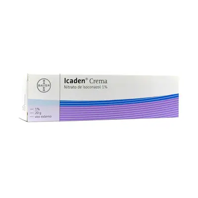 Icaden crema 1 %, caja con 20 g