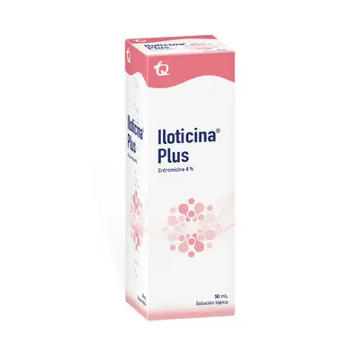 Iloticina Plus solución 4% caja 50 ml