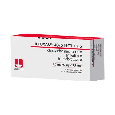 Iltuxam HCT 40/5/12,5 mg tabletas, caja x 28 unidades