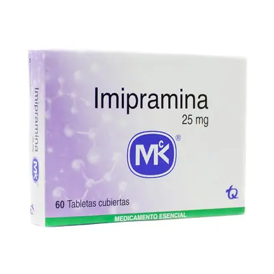 Imipramina Mk tabletas 25 mg caja x 60 unidades