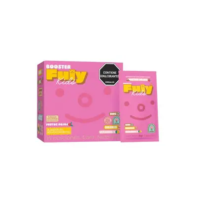 Immuny Booster Fuly Kids polvo 45 g Red Berries, caja x 15 unidades