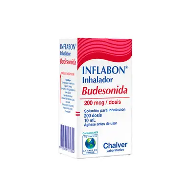 Inflabon 10 ml x 200 aplicaciones Inhalador 200 mcg caja x 1 unidad