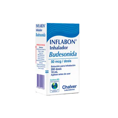 Inflabon 10 ml x 200 aplicaciones Inhalador 50 mcg caja x 1 unidad