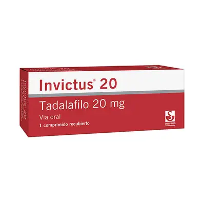 Invictus tabletas 20 mg caja x 1 unidad