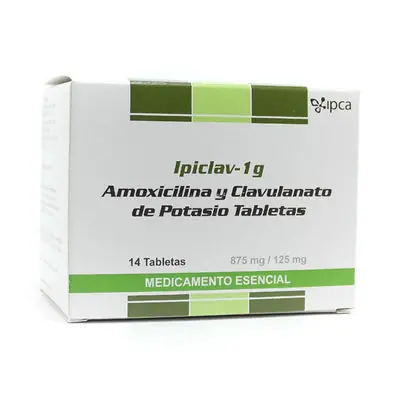 Ipiclav tabletas 1 g caja x 14 unidades