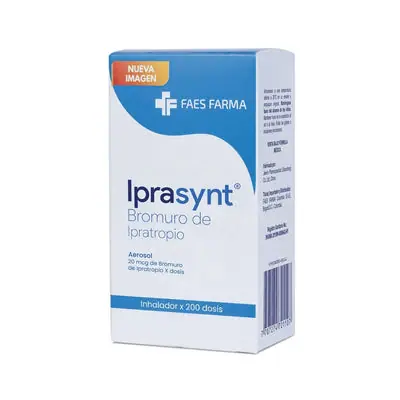 Iprasynt (ipratropio) 20 mcg, inhalador de 200 inhalaciones