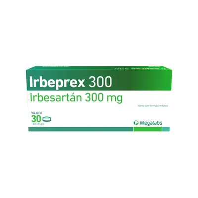 Irbeprex tabletas 300 mg, caja x 30 unidades
