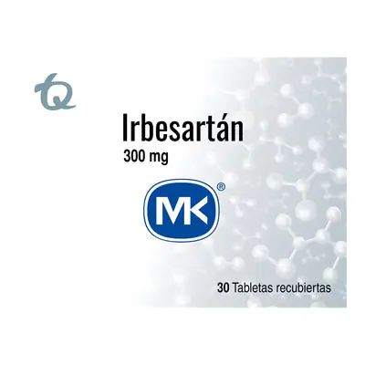 Irbesartán 300 mg caja x 30 tabletas Ecar