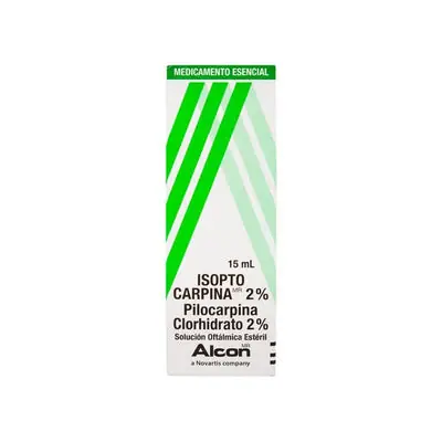 Isopto Carpina 2 % gotas oftálmicas, frasco 15 ml