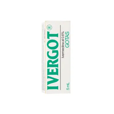 Ivergot gotas 0.6%, caja x 5 ml