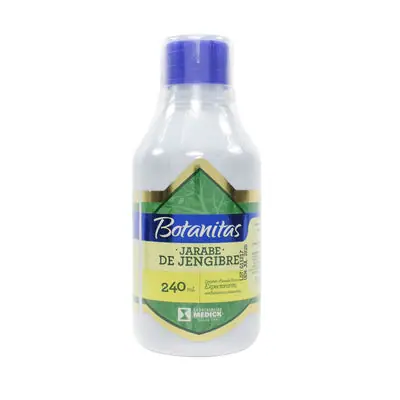 Jengibre Botanitas jarabe, frasco x 240 ml