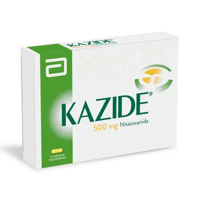 Kazide tabletas 500 mg, caja x 12 unidades