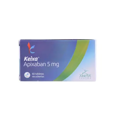 Keixa tabletas recubiertas 5 mg, caja x 60 unidades
