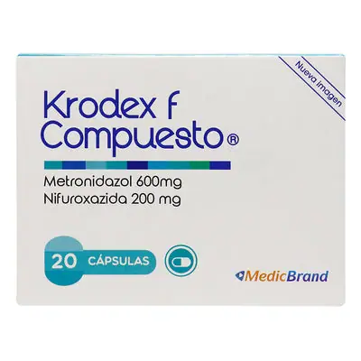Krodex-f Compuesto cápsulas caja x 20 unidades