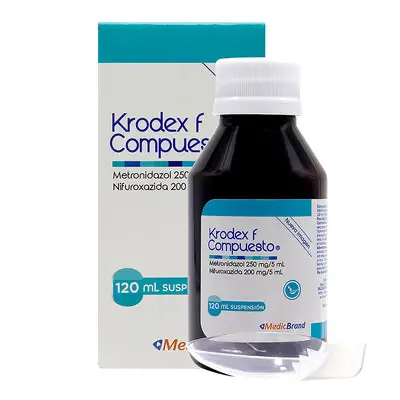 Krodex-f Compuesto jarabe caja 120 ml