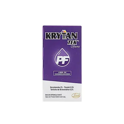 Krytantek libre de conservantes gotas oftálmicas caja 5 ml