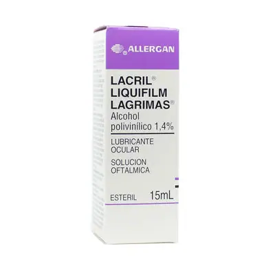 Lacril solución oftálmica en gotas, frasco de 15 ml