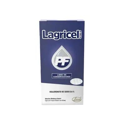 Lagricel Ofteno PF solución oftálmica 0.4 % frasco 10 ml