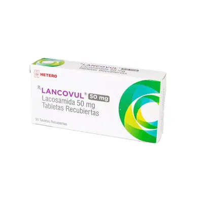 Lancovul (lacosamida) tabletas 50 mg caja x 30 unidades