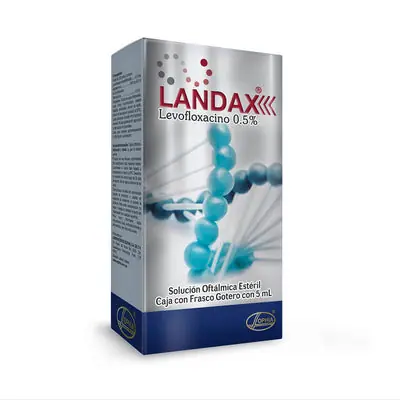 Landax solución oftálmica 0.5 % caja 5 ml