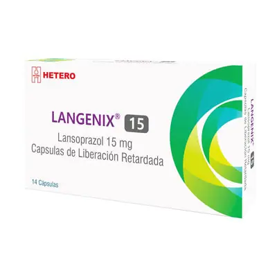 Langenix (lansoprazol) tabletas 15 mg caja x 14 unidades
