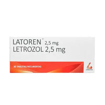 Latoren tabletas recubiertas 2.5 mg caja x 30 unidades