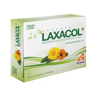 Laxacol tabletas caja x 12 unidades