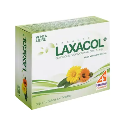Laxacol tabletas caja x 40 unidades