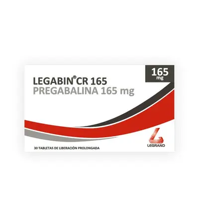Legabin CR tabletas 165 mg caja x 30 unidades