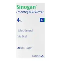 Levomepromazina 4 % gotas orales, frasco de 20 ml