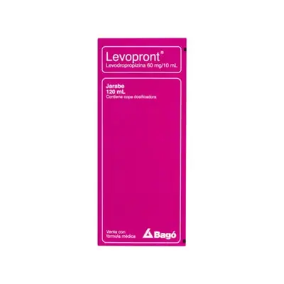 Levopront jarabe, frasco 120 ml