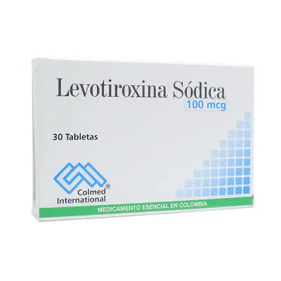 Levotiroxina sódica Procaps cápsulas 100 mcg caja x 30 unidades