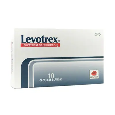 Levotrex cápsulas 5 mg caja x 10 unidades