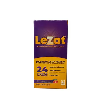 Lezat Solución Oral 50 mg/100 ml Cereza frasco 120 ml