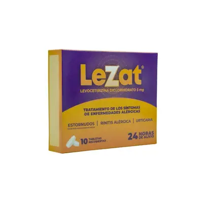 Lezat tabletas Recubiertas 5 mg caja x 10 unidades