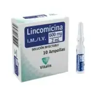 Lincomicina 600 mg caja x 100 ampollas Vitalis