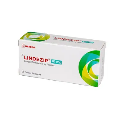 Lindezip (donepecilo) tabletas 10 mg caja x 30 unidades