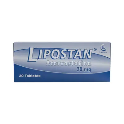 Lipostan tabletas 20 mg caja x 30 unidades