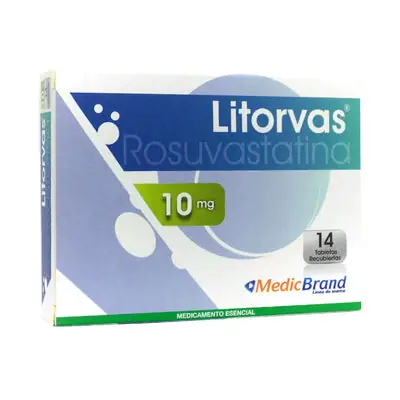Litorvas tabletas 10 mg caja x 14 unidades