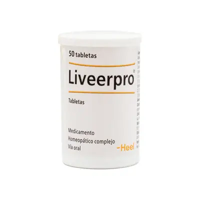 Liveerpro tabletas sublinguales frasco x 50 unidades