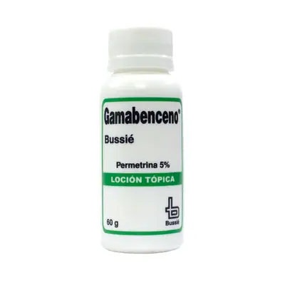Gamabenceno Plus Loción 5%, frasco x 60 g