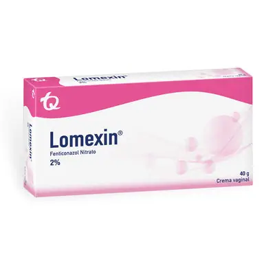 Lomexin crema vaginal 2% caja 40 g