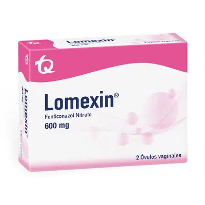 Lomexin óvulos 600 mg caja x 2 unidades